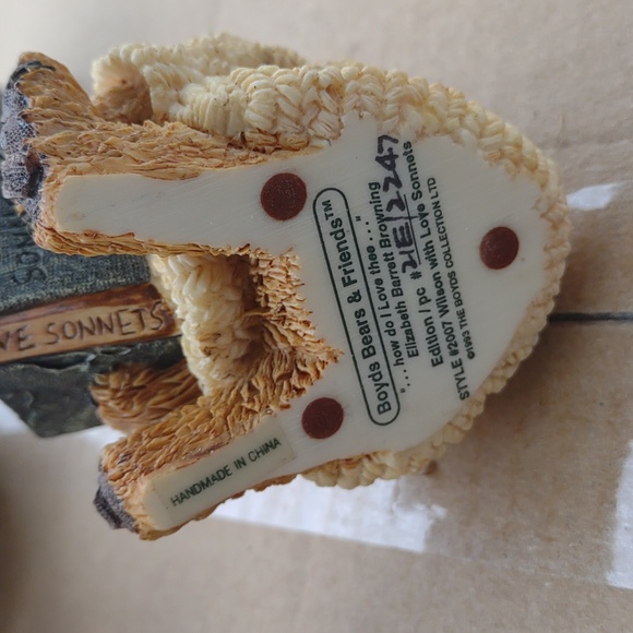 Vintage teddy bear decor Boyds holiday Taiwan Japan junk drawer lot bundle - Picture 5 of 7